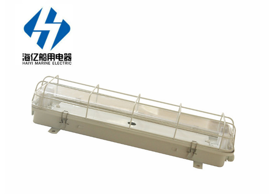 Marine Fluorescent Light JCY22 - 2EF IP55 Marine Fluorescent Emergency Light Waterproof with And Mesh Cover